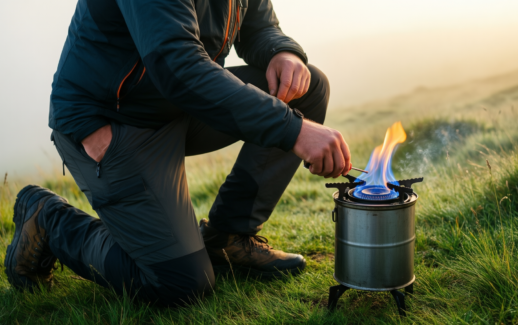 gas one gs-3900 butane stove — lifestyle photo showing Gas One GS-3900 New in use