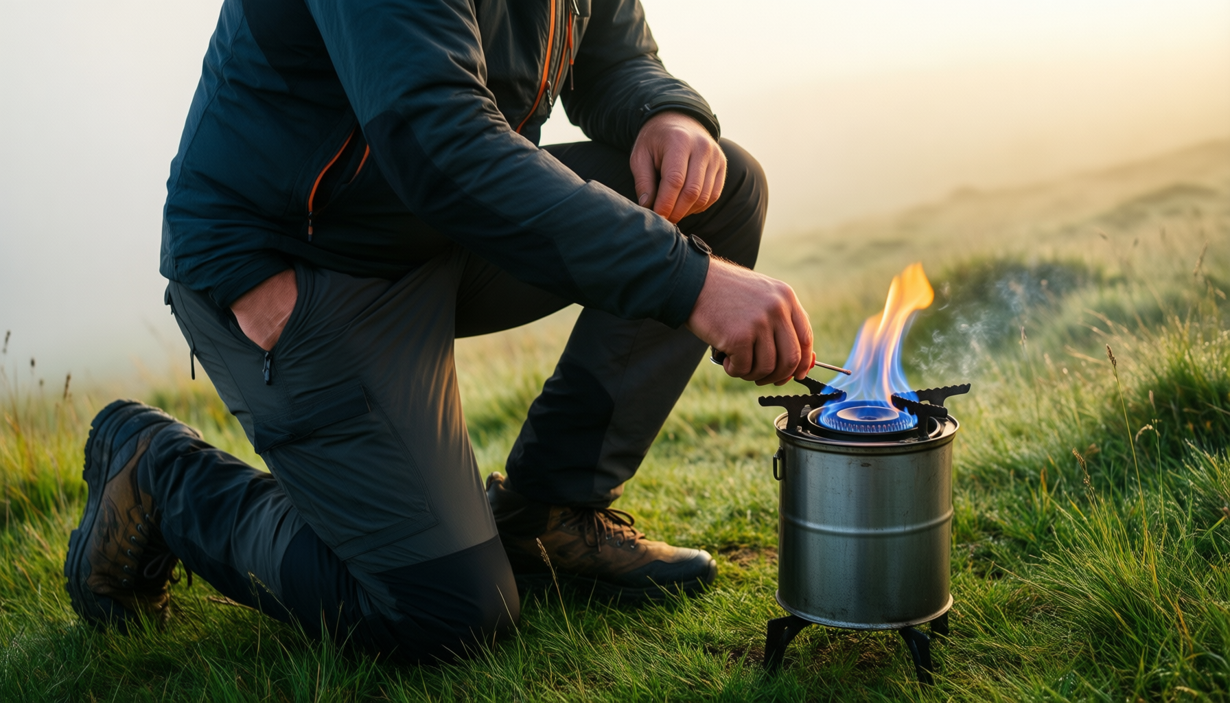gas one gs-3900 butane stove — lifestyle photo showing Gas One GS-3900 New in use