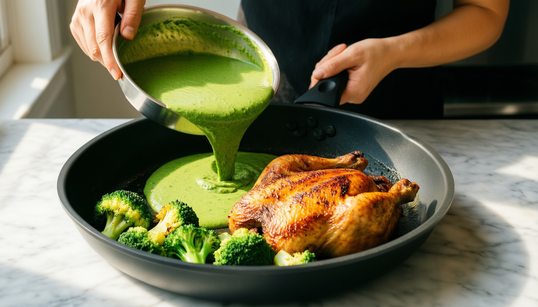 hawkins futura non-stick induction tava — lifestyle photo showing HAWKINS Futura Non-Stick Induction in use