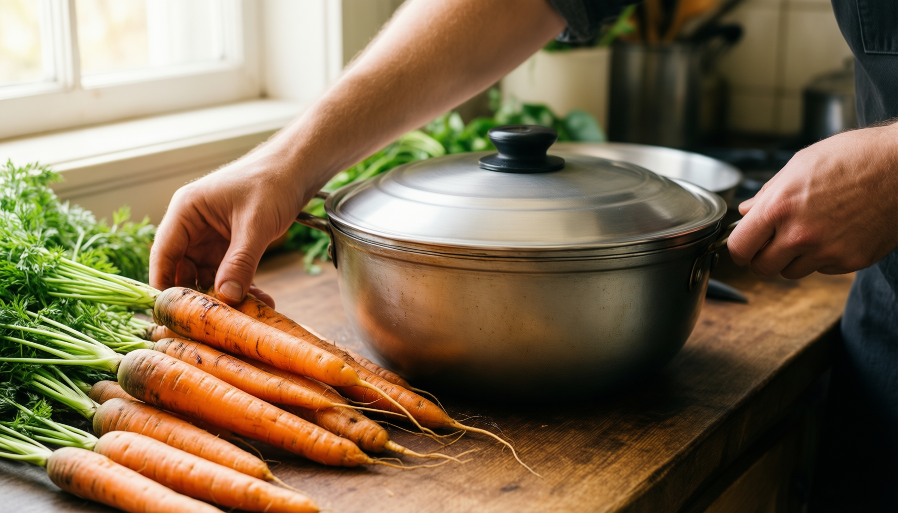 mammafong aluminum wok cover — lifestyle photo showing Mammafong Aluminum Wok Cover in use